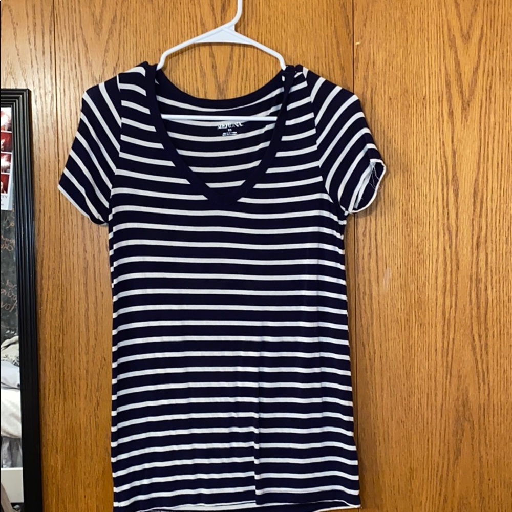 Striped short sleeve T-shirt